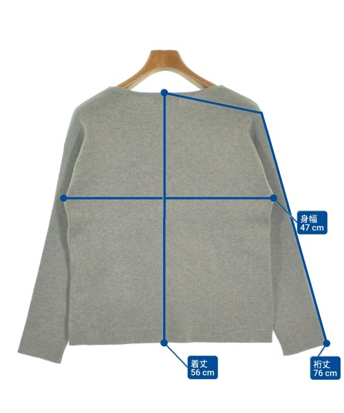 OPAQUE.CLIP（オペークドットクリップ）ニット・セーター グレー サイズ:M レディース/2200656713059