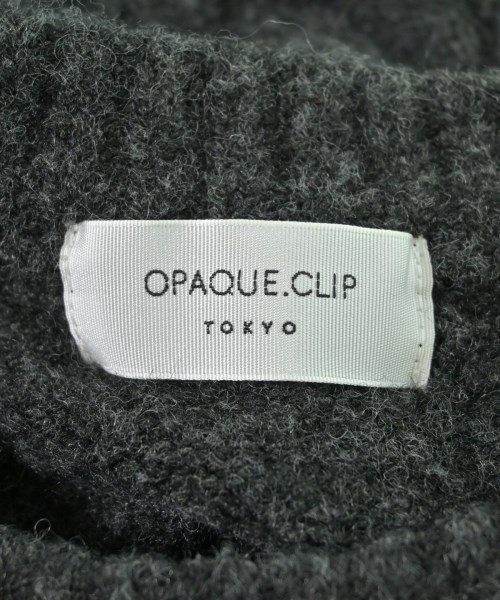 OPAQUE.CLIP（オペークドットクリップ）ニット・セーター グレー サイズ:L レディース/2200658962028
