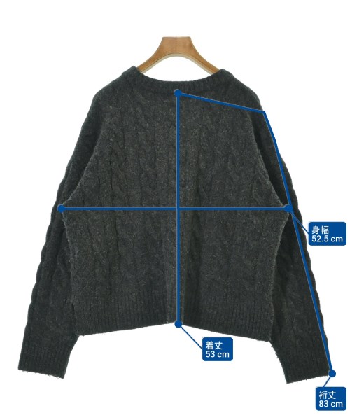 OPAQUE.CLIP（オペークドットクリップ）ニット・セーター グレー サイズ:L レディース/2200658962028