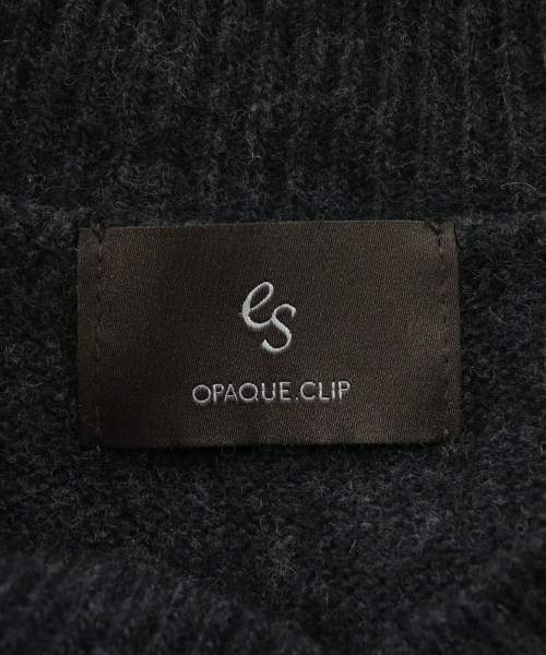 OPAQUE.CLIP（オペークドットクリップ）ニット・セーター グレー サイズ:F レディース/2200658962035
