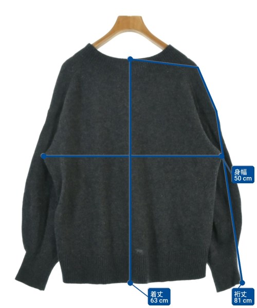 OPAQUE.CLIP（オペークドットクリップ）ニット・セーター グレー サイズ:F レディース/2200658962035