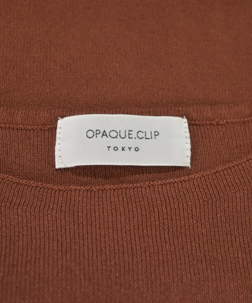 OPAQUE.CLIP（オペークドットクリップ）ニット・セーター 茶 サイズ:38(M位) レディース/2200705093064
