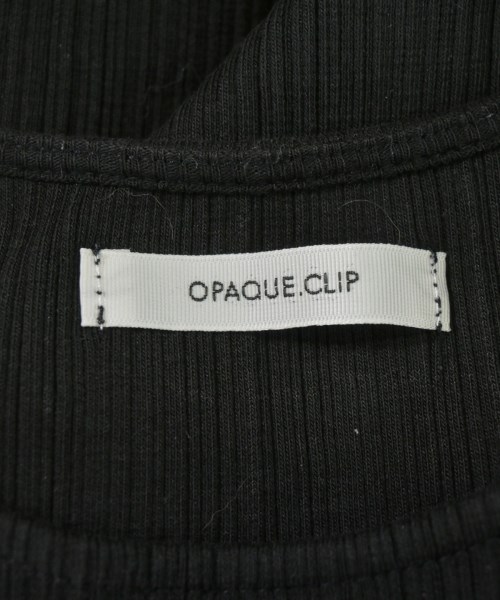 OPAQUE.CLIP（オペークドットクリップ）Tシャツ・カットソー 黒 サイズ:38(M位) レディース/2200708898086