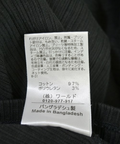 OPAQUE.CLIP（オペークドットクリップ）Tシャツ・カットソー 黒 サイズ:38(M位) レディース/2200708898086