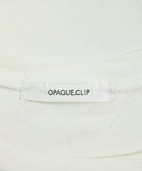 OPAQUE.CLIP（オペークドットクリップ）Tシャツ・カットソー 白 サイズ:M レディース/2200708155035