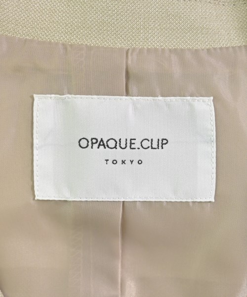 OPAQUE.CLIP（オペークドットクリップ）テーラードジャケット ベージュ サイズ:40/L レディース/2200708984024