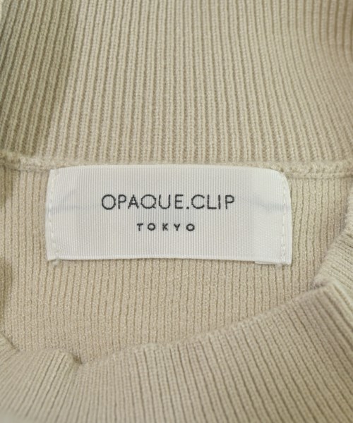 OPAQUE.CLIP（オペークドットクリップ）ニット・セーター ベージュ サイズ:38(M位) レディース/2200708984031