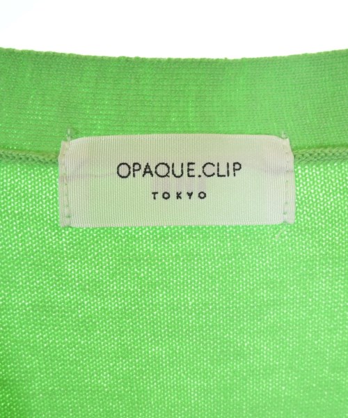 OPAQUE.CLIP（オペークドットクリップ）カーディガン 緑 サイズ:38(M位) レディース/2200709829027