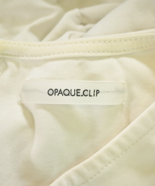 OPAQUE.CLIP（オペークドットクリップ）Tシャツ・カットソー 白 サイズ:38(M位) レディース/2200712620093