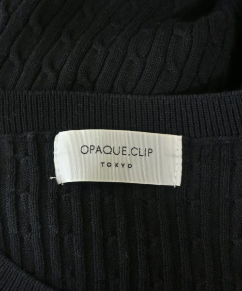 OPAQUE.CLIP（オペークドットクリップ）ニット・セーター 黒 サイズ:40(L位) レディース/2200712653183