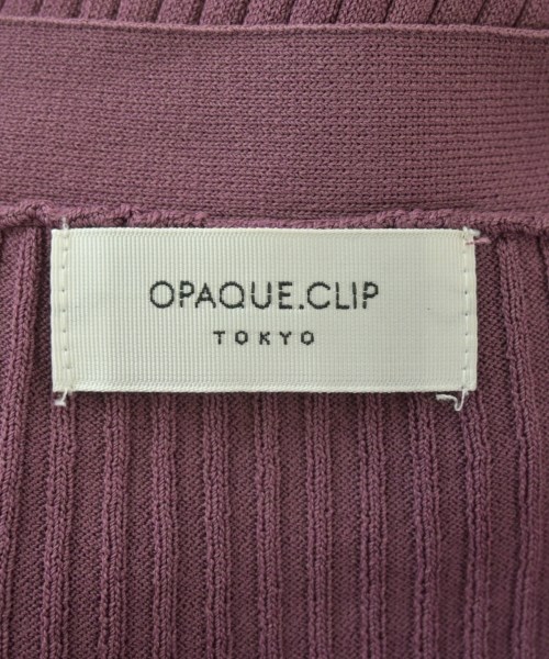 OPAQUE.CLIP（オペークドットクリップ）カーディガン 紫 サイズ:L レディース/2200712184175