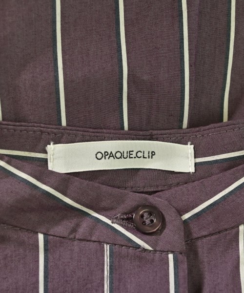 OPAQUE.CLIP（オペークドットクリップ）シャツワンピース 紫 サイズ:38(M位) レディース/2200715995051