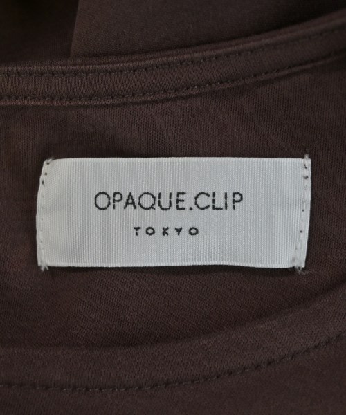 OPAQUE.CLIP（オペークドットクリップ）Tシャツ・カットソー 茶 サイズ:40(L位) レディース/2200717173037