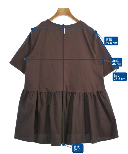 OPAQUE.CLIP（オペークドットクリップ）Tシャツ・カットソー 茶 サイズ:40(L位) レディース/2200717173037