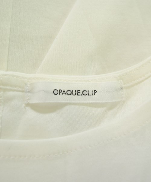 OPAQUE.CLIP（オペークドットクリップ）Tシャツ・カットソー 白 サイズ:38(M位) レディース/2200715183069