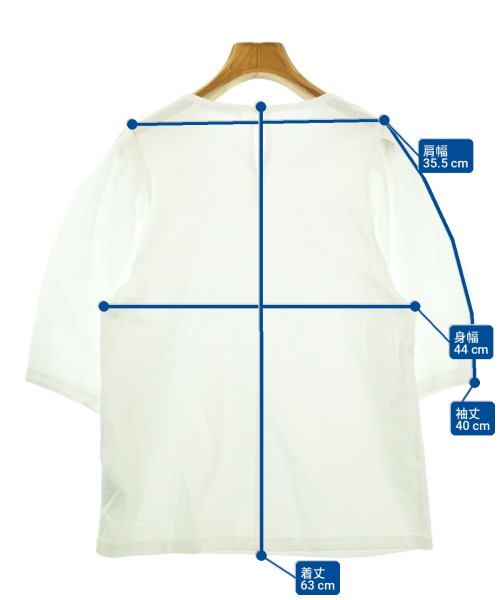 OPAQUE.CLIP（オペークドットクリップ）Tシャツ・カットソー 白 サイズ:38(M位) レディース/2200715183069