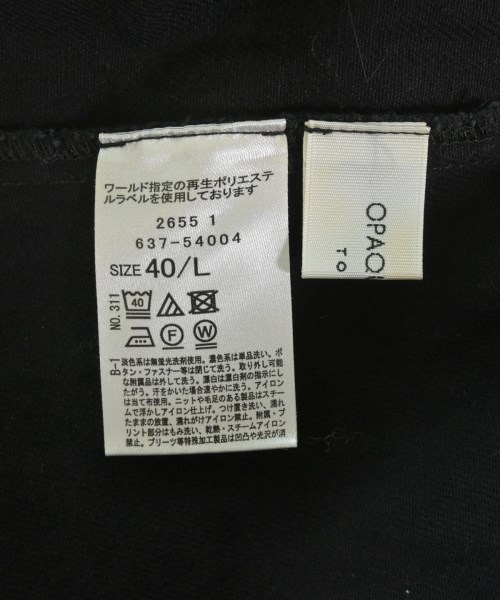 OPAQUE.CLIP（オペークドットクリップ）オールインワン/サロペット 黒 サイズ:40(L位) レディース/2200628924018