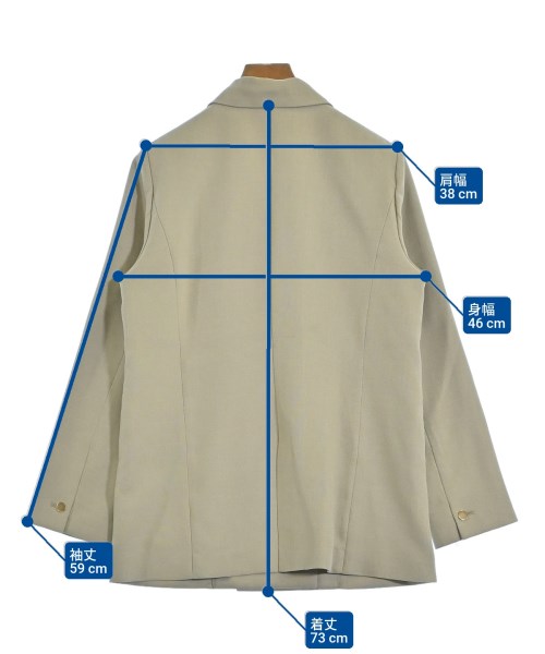 OPAQUE.CLIP（オペークドットクリップ）テーラードジャケット ベージュ サイズ:M レディース/2200628924025