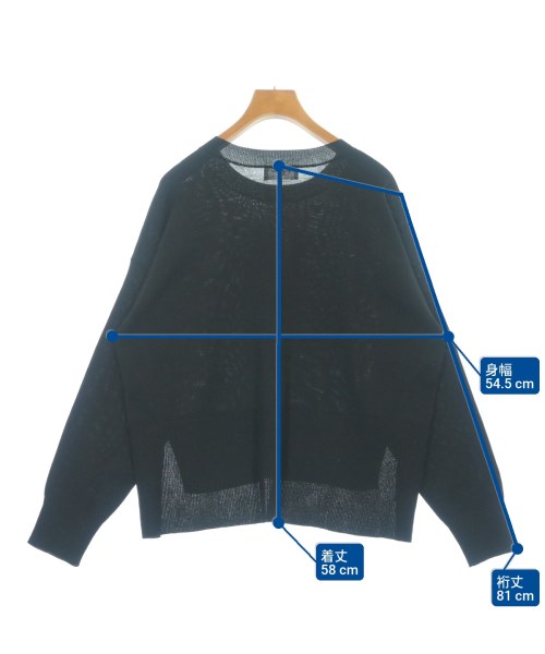 OPAQUE.CLIP（オペークドットクリップ）ニット・セーター 黒 サイズ:M レディース/2200628924179