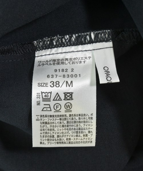 OPAQUE.CLIP（オペークドットクリップ）ブラウス 紺 サイズ:38(M位) レディース/2200628924186