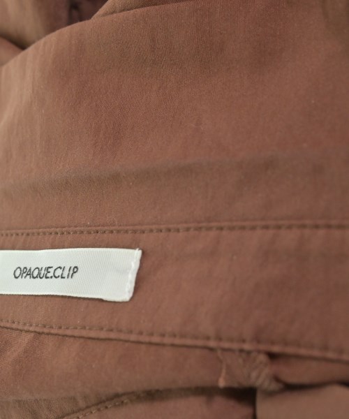 OPAQUE.CLIP（オペークドットクリップ）カジュアルシャツ 茶 サイズ:40(L位) レディース/2200628924193