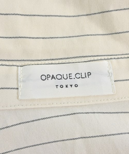 OPAQUE.CLIP（オペークドットクリップ）カジュアルシャツ ベージュ サイズ:38(M位) レディース/2200635417022