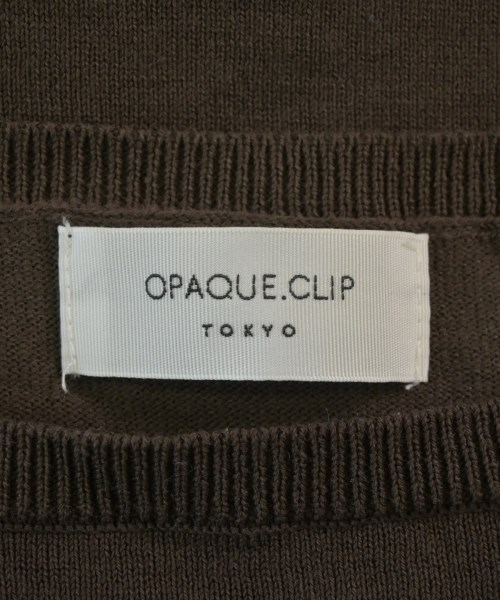 OPAQUE.CLIP（オペークドットクリップ）ニット・セーター 茶 サイズ:38(M位) レディース/2200639064048