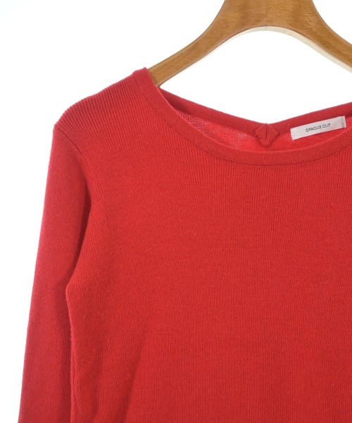 OPAQUE.CLIP（オペークドットクリップ）ニット・セーター 赤 サイズ:38(M位) レディース/2200638052190