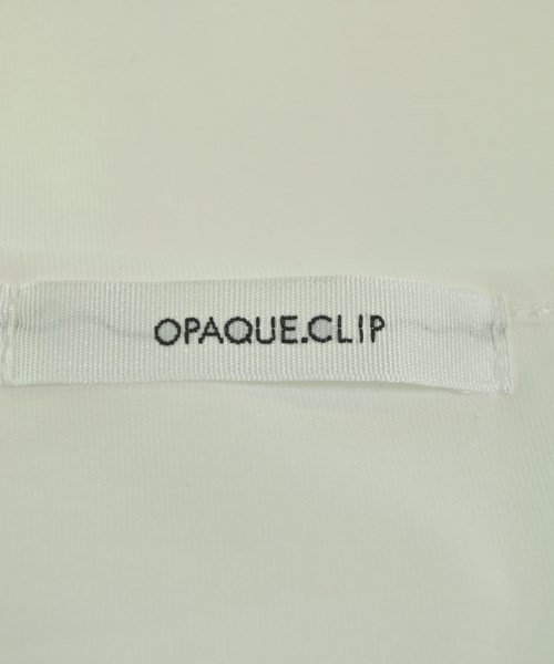 OPAQUE.CLIP（オペークドットクリップ）Tシャツ・カットソー 白 サイズ:38(M位) レディース/2200640611064