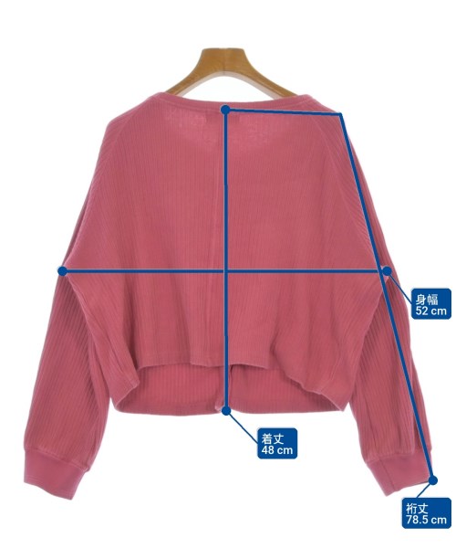 OPAQUE.CLIP（オペークドットクリップ）カーディガン ピンク サイズ:F レディース/2200639358161