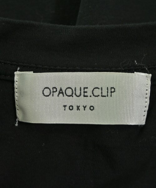 OPAQUE.CLIP（オペークドットクリップ）Tシャツ・カットソー 黒 サイズ:36(S位) レディース/2200639358178