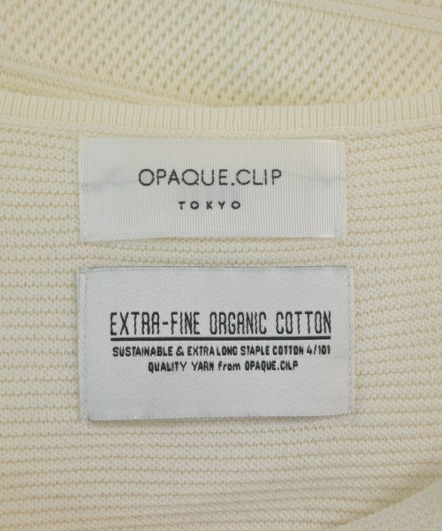 OPAQUE.CLIP（オペークドットクリップ）ニット・セーター 白 サイズ:36(S位) レディース/2200639486024