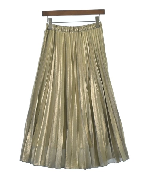 OPAQUE.CLIP(オペークドットクリップ)ロング・マキシ丈スカート ゴールド サイズ:S/2200639486109