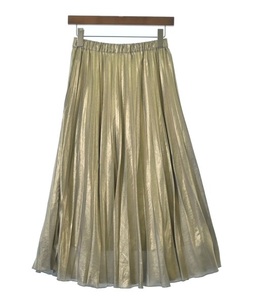 OPAQUE.CLIP（オペークドットクリップ）ロング・マキシ丈スカート ゴールド サイズ:S レディース/2200639486109