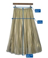 OPAQUE.CLIP（オペークドットクリップ）ロング・マキシ丈スカート ゴールド サイズ:S レディース/2200639486109