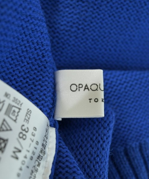 OPAQUE.CLIP（オペークドットクリップ）ニット・セーター 青 サイズ:38(M位) レディース/2200642771117