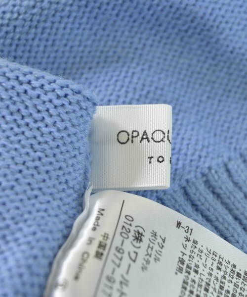 OPAQUE.CLIP（オペークドットクリップ）ニット・セーター 青 サイズ:38(M位) レディース/2200642771131