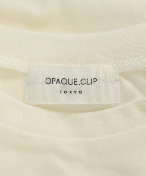 OPAQUE.CLIP（オペークドットクリップ）Tシャツ・カットソー 白 サイズ:36(S位) レディース/2200641501074