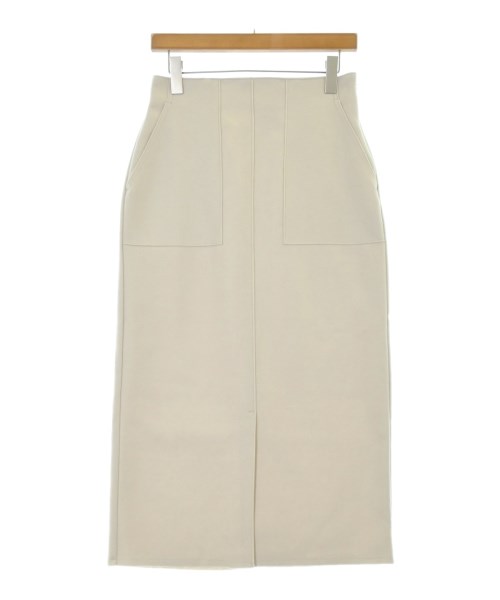 OPAQUE.CLIP(オペークドットクリップ)ロング・マキシ丈スカート 白 サイズ:38(M位)/2200644981118