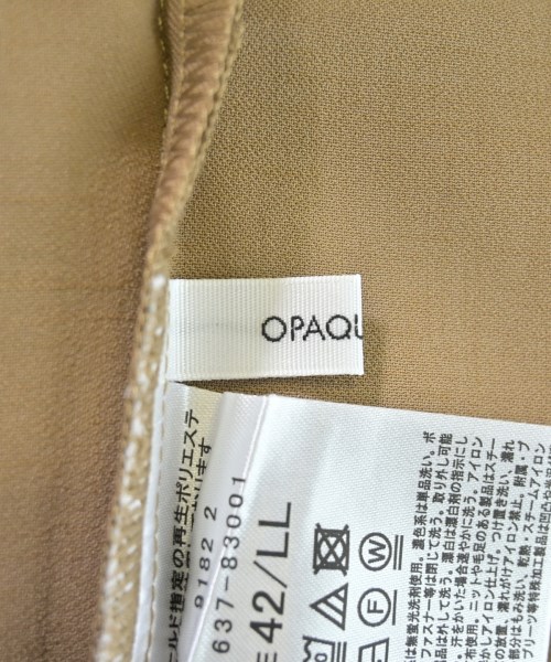 OPAQUE.CLIP（オペークドットクリップ）ブラウス ベージュ サイズ:LL(XL位) レディース/2200648302087