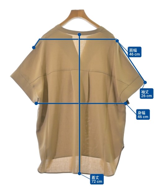 OPAQUE.CLIP（オペークドットクリップ）ブラウス ベージュ サイズ:LL(XL位) レディース/2200648302087