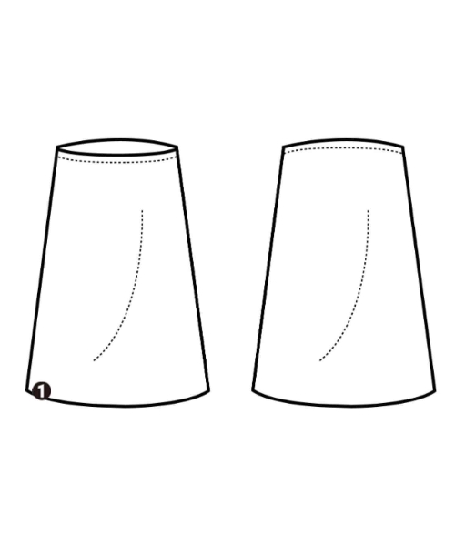 OPAQUE.CLIP（オペークドットクリップ）ロング・マキシ丈スカート 黒 サイズ:38(M位) レディース/2200649067039