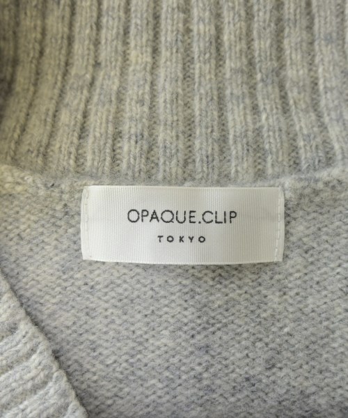 OPAQUE.CLIP（オペークドットクリップ）ニット・セーター グレー サイズ:38(M位) レディース/2200647605035
