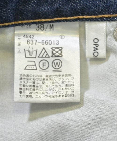 OPAQUE.CLIP（オペークドットクリップ）デニムパンツ 紺 サイズ:38(M位) レディース/2200639521053