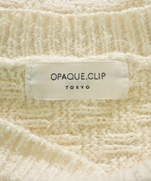 OPAQUE.CLIP（オペークドットクリップ）ニット・セーター 白 サイズ:38(M位) レディース/2200639521091
