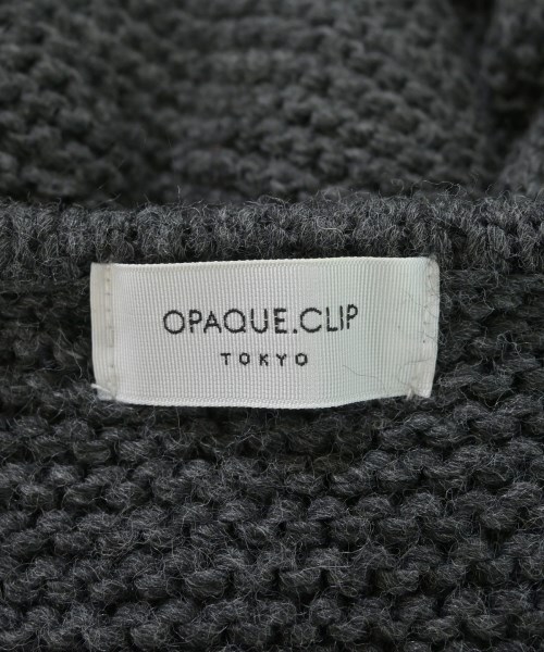 OPAQUE.CLIP（オペークドットクリップ）カーディガン グレー サイズ:38(M位) レディース/2200639521107