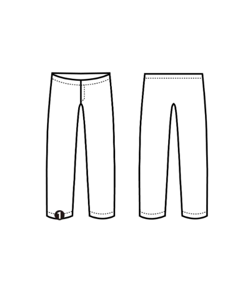 OPAQUE.CLIP（オペークドットクリップ）スラックス 黒 サイズ:M レディース/2200639521121