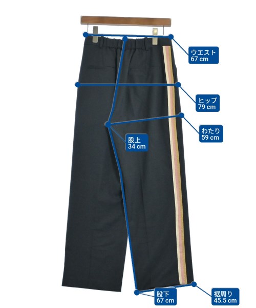 OPAQUE.CLIP（オペークドットクリップ）スラックス 黒 サイズ:M レディース/2200639521121