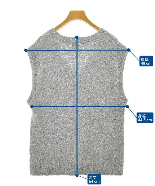 OPAQUE.CLIP（オペークドットクリップ）ベスト グレー サイズ:F レディース/2200639521183