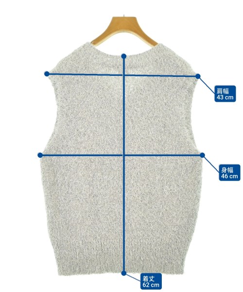 OPAQUE.CLIP（オペークドットクリップ）ベスト グレー サイズ:38(M位) レディース/2200639521190